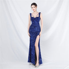 Stunning Handmade Sequin Long Evening Dress