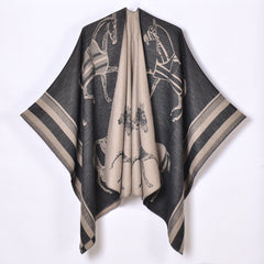 Women Cashmere Shawl Cape