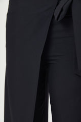 Women Casual Texture Wide Leg Trousers