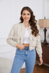 Loose Casual Leather Jacket