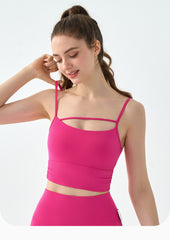 Spaghetti Strap Sexy Sleeveless Sports Bra