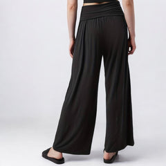 High Rise Wide Leg Casual Pants