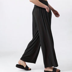 High Rise Wide Leg Casual Pants