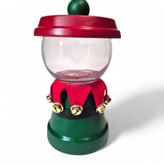 Festive Elf Candy Jar