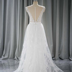 Elegant Women’s Luxury A-Line Organza Wedding Dress