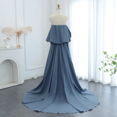 HELEN Luxury Off Shoulder Evening Dress with Cape