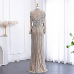 HELEN Luxury Evening Dresses with Cape