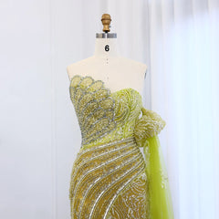 Luxury Beaded Evening Dress with Cape Sleeve - Elegant Formal Gown