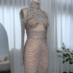 Luxury Crystal Tassel Evening Dress