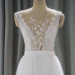 Elegant Women’s Luxury A-Line Organza Wedding Dress