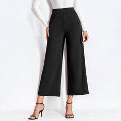 High Waist Wide Leg Straight Casual Pants