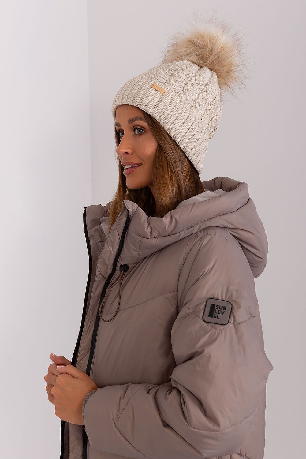 Cozy Plaid Pom-Pom Beanie Secondary image