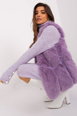 Standard fur vest with slip pockets