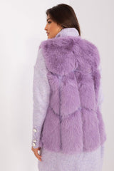 Standard fur vest with slip pockets