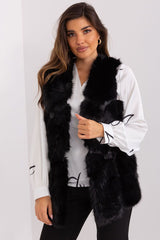 Standard fur vest with slip pockets