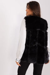 Standard fur vest with slip pockets