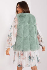 Standard fur vest with slip pockets