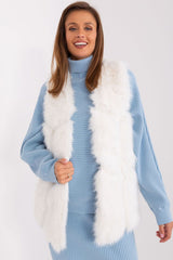 Standard fur vest with slip pockets