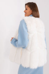 Standard fur vest with slip pockets