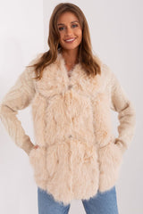 Standard fur vest with slip pockets