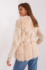 Standard fur vest with slip pockets