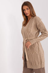 Long sleeves variegated texture cardigan