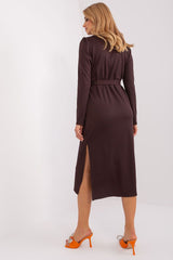 Classic variegated ribbed texture daydress