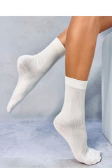 Smooth beige socks