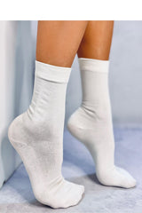 Smooth beige socks