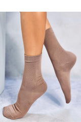 Smooth brown socks