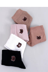 Long teddy bear women's socks