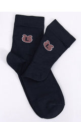 Long teddy bear women's socks