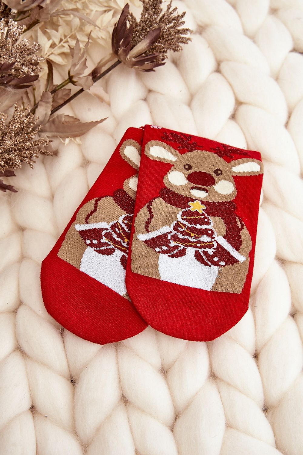 Women's socks with Christmas designs