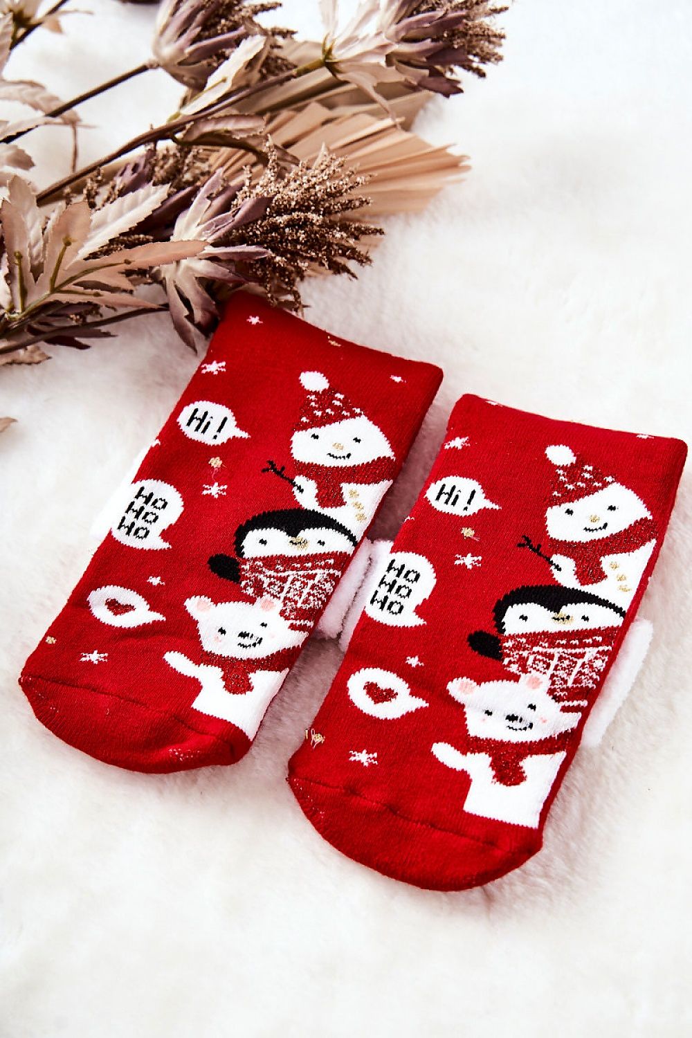 Socks with Christmas motifs