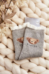 Teddy bear warm socks