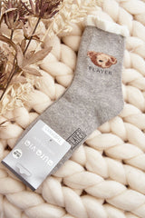 Teddy bear warm socks