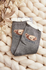 Teddy bear warm socks