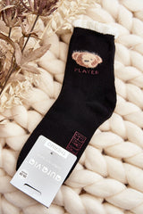 Teddy bear warm socks