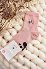 Socks Decorated with hearts