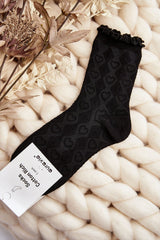 Women's ankle black socks