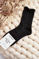 Women's ankle black socks