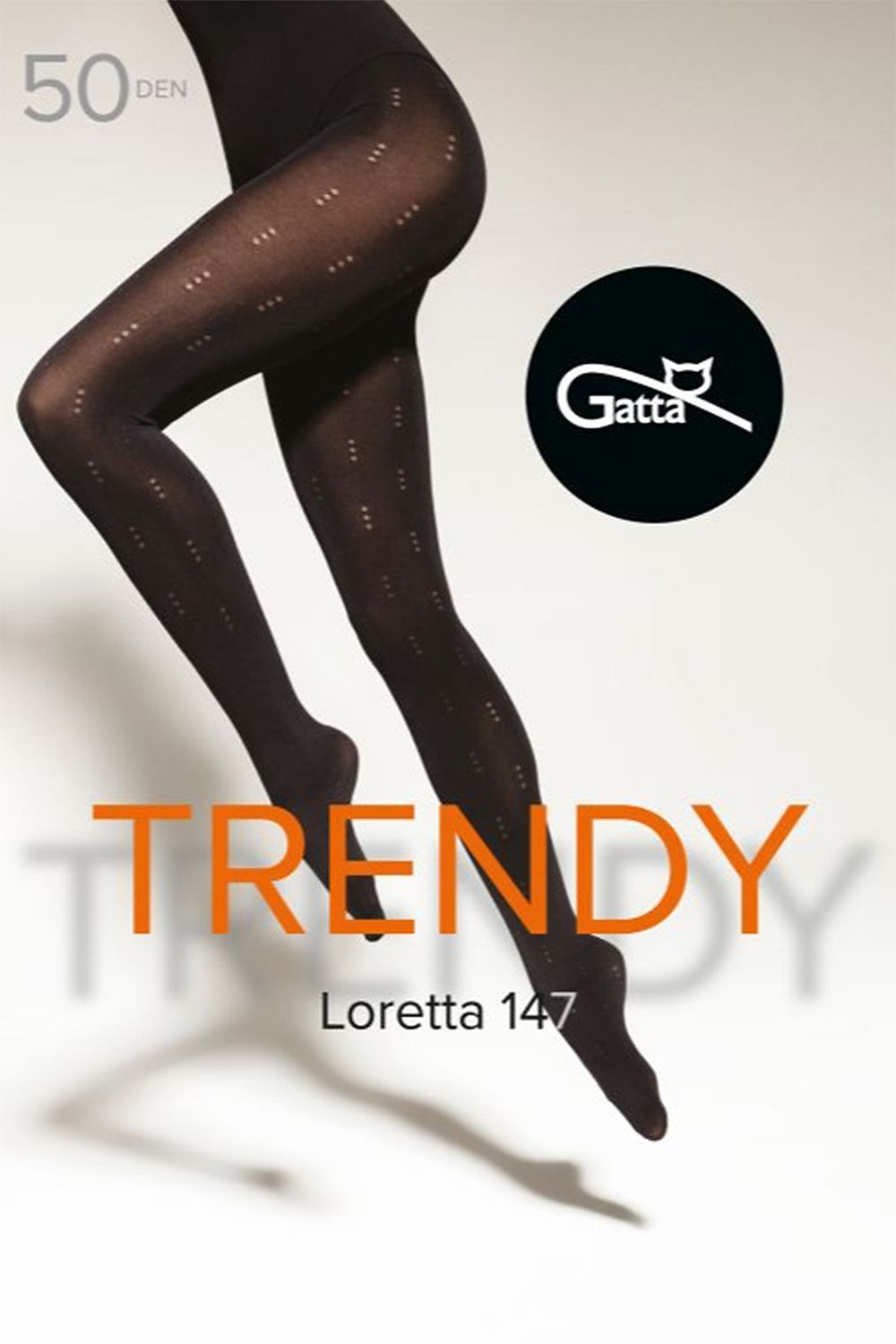 Women's patterned black tights