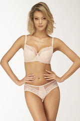 UNIKAT Semi-soft beige bra