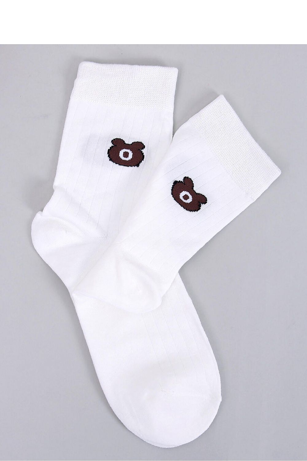 Women's long white socks