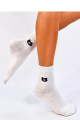 Women's long white socks