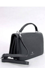 Eco-friendly leather black messenger bag