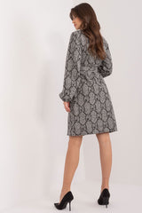 Long sleeves knit day dress