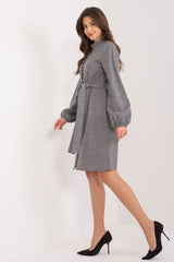 Long sleeves knit day dress