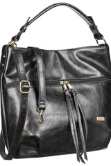 Everyday grey ecological leather handbag