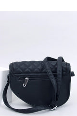 Black messenger bag with a long strap